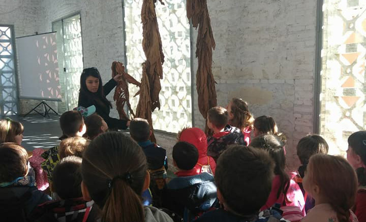 Vegas del Genil recupera las visitas de escolares a su Centro de Interpretación de la Vega