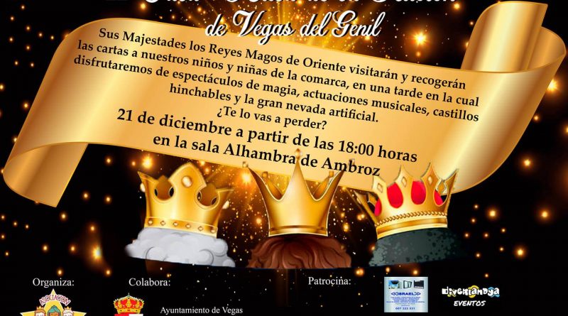 Vegas del Genil será el primer municipio de España que reciba a los Reyes Magos